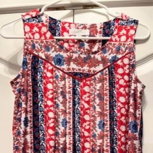 New Directions Brand  Petite PM -Size Color Red/White and Blue